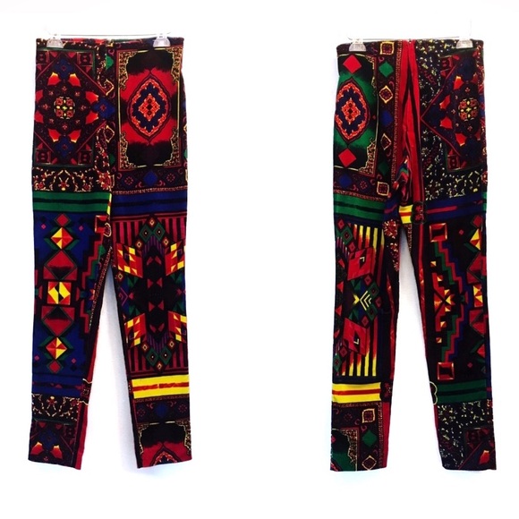 Versace Pants - Versace Vintage High-Waisted Velvet Pants Sz 4